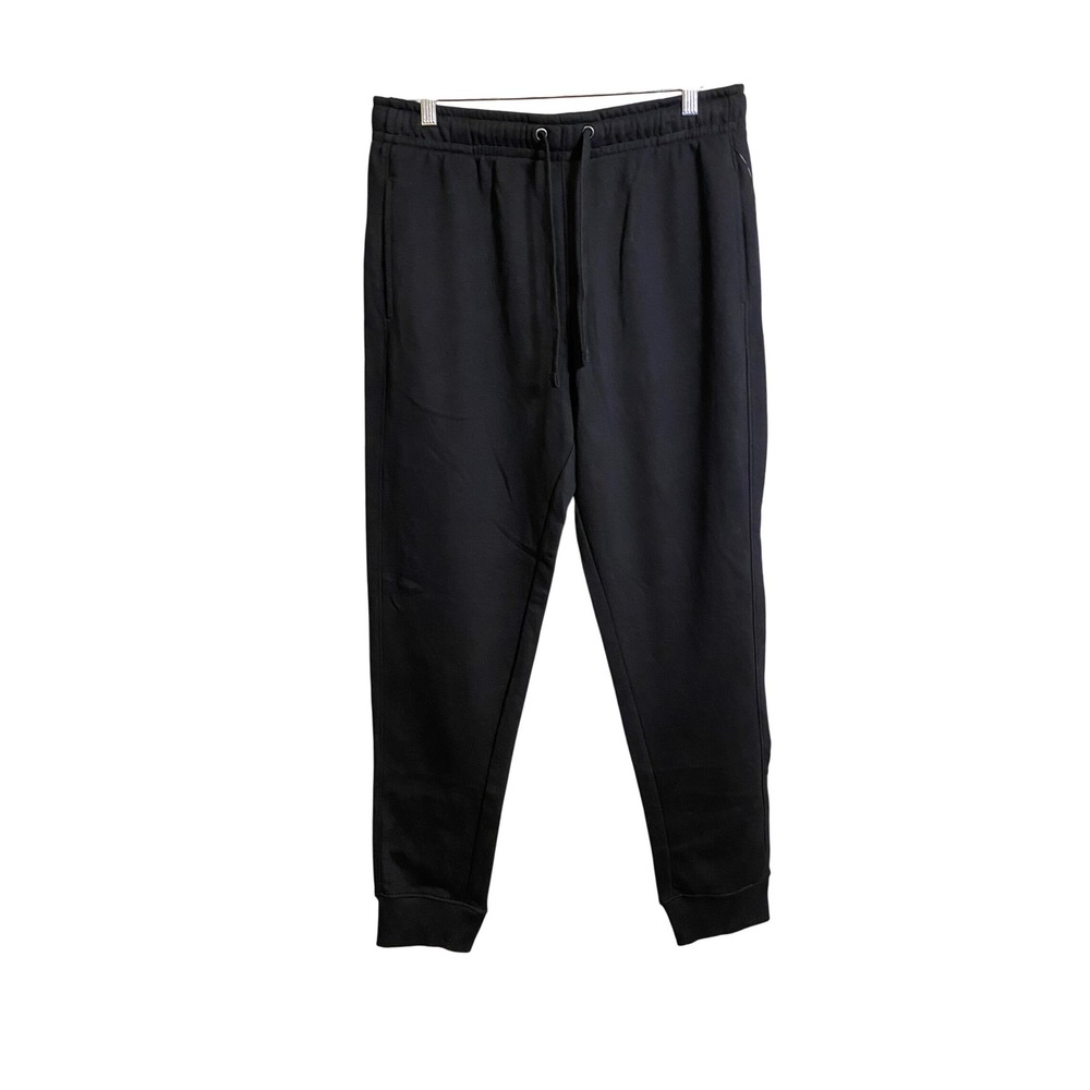 Goodfellow & Co Mens Every Wear Jogger Black Tapered Fleece Pants Size M NEW